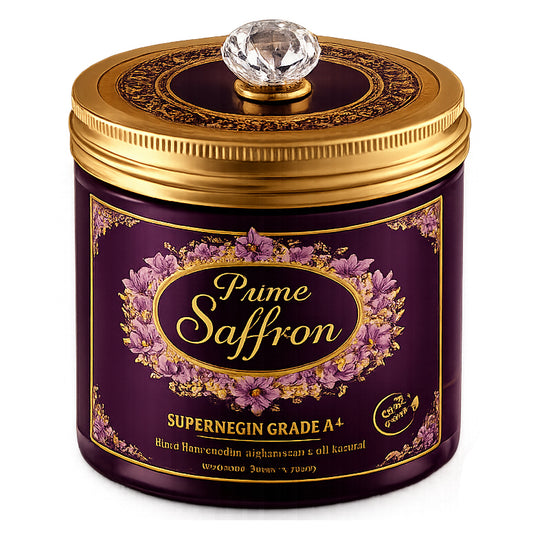 Prime Saffron – Premium Afghan Saffron Threads (Super Negin Grade A+) Luxury Gift Box